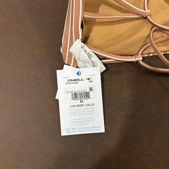 O'Neill Bikini Top Sz XL NWT - Picture 5 of 7
